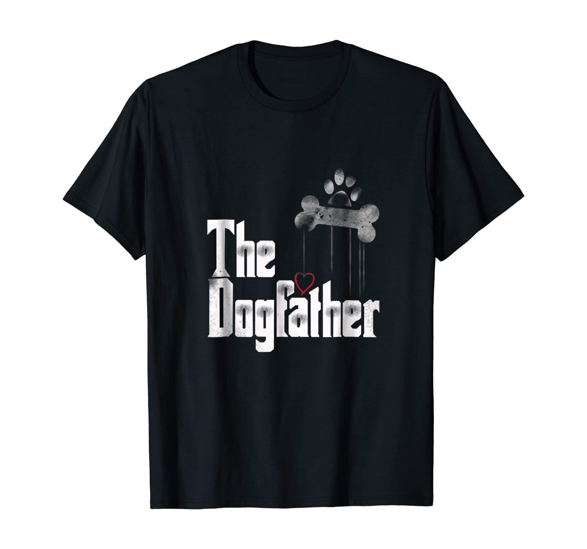 Mens The Dogfather Shirt Dad Dog T-shirt, Funny Father’s Day Tee