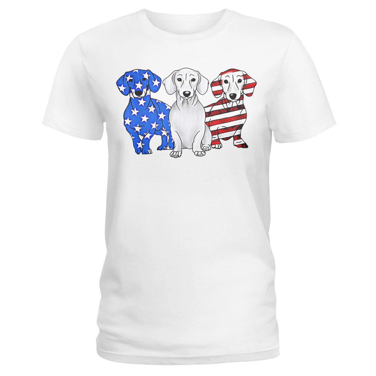 Dachshund Lovers Shirt 06 Ez01 1009 Ladies T-Shirt