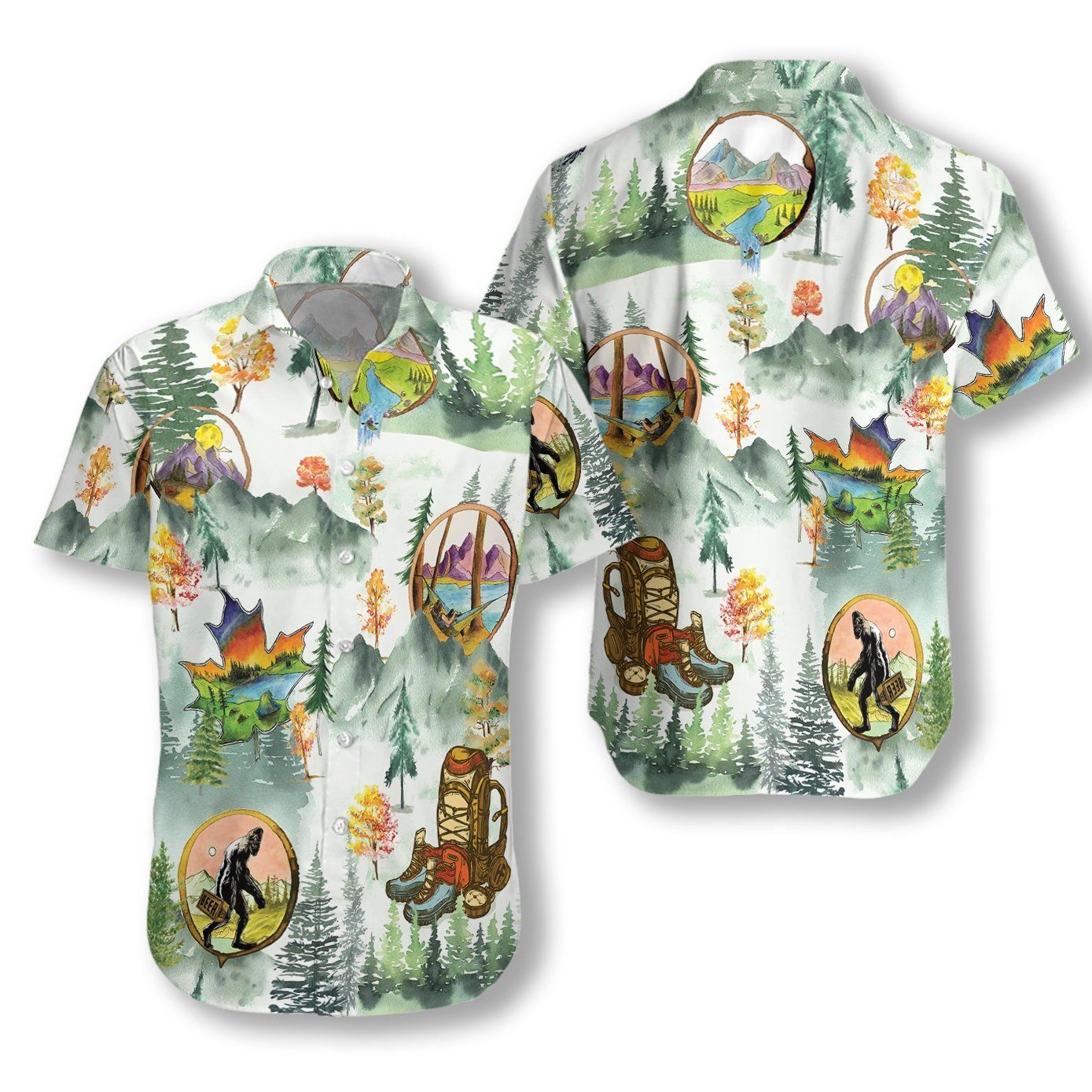 Camping And Hiking Trekking 0312 Hawaii Shirt Ha108069