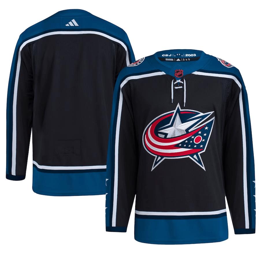 Columbus Blue Jackets Reverse Retro 2.0 Jersey – Black