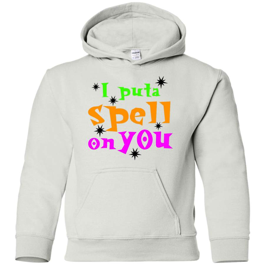 I put a spell on you, funny halloween Youth Pullover Hoodie