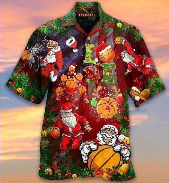 Shop Hawaii Aloha Shirtsbasketball Christmas Ha104746