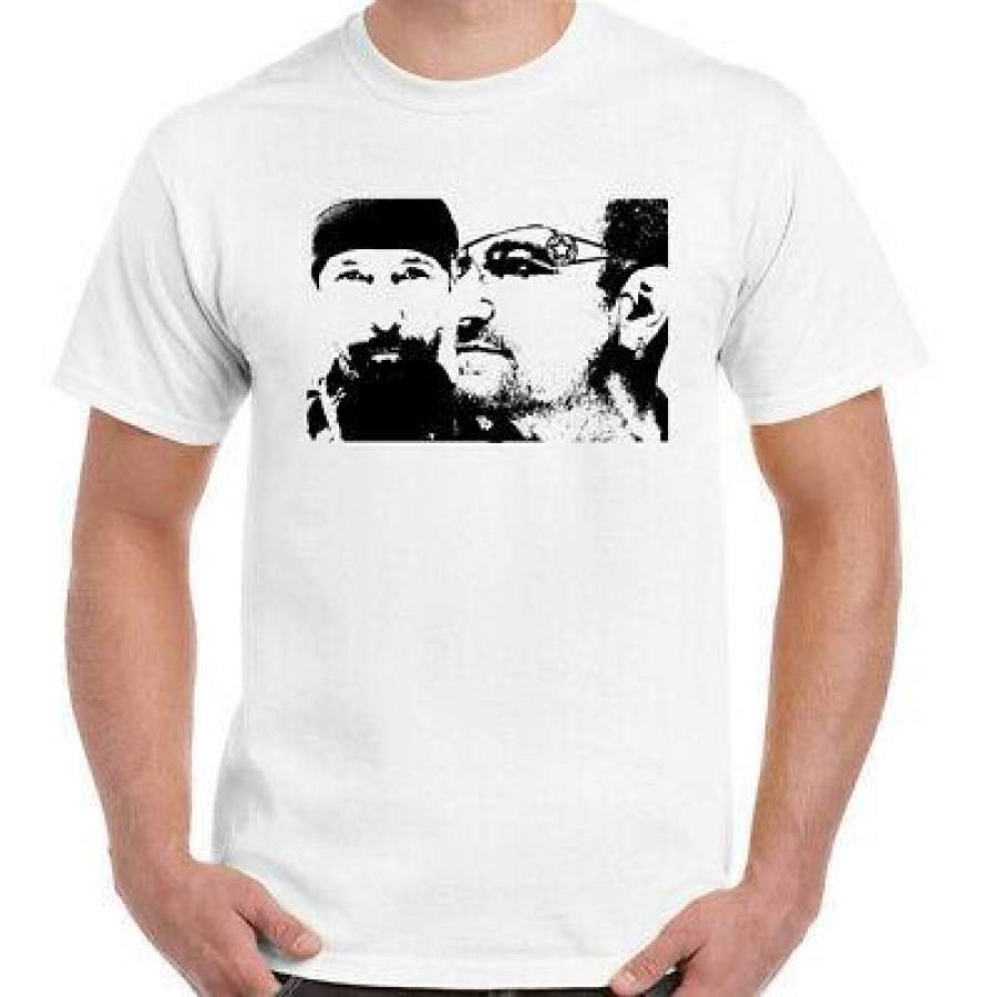 The Edge Bono U2-Funny Men T-Shirt U2 The Edge Bono Edge