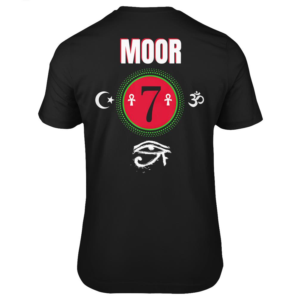 Moor – Moorish American God Body Of Melanin T Shirts Print On Back