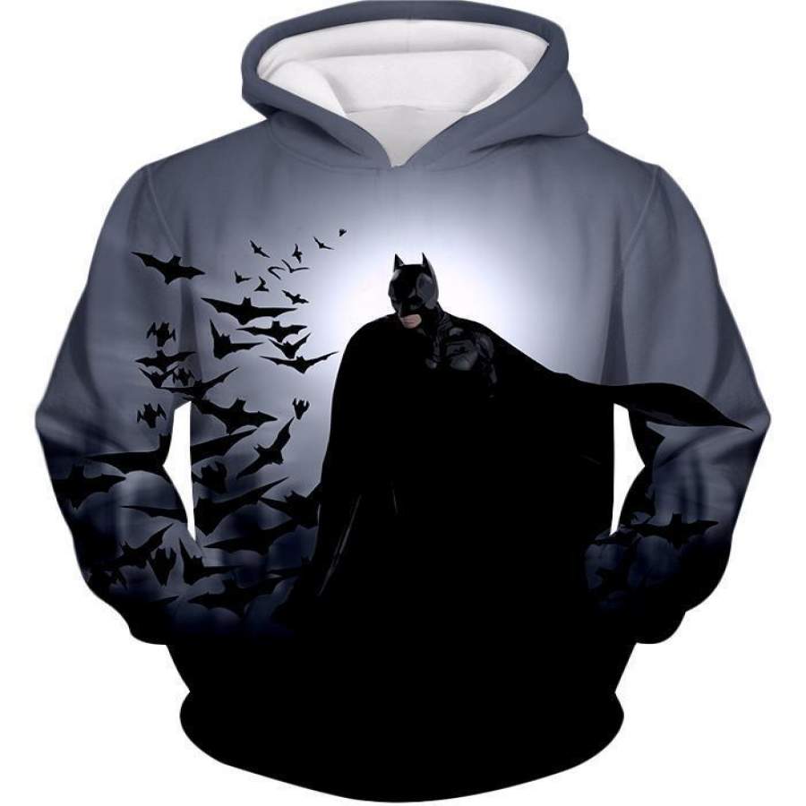 Super Hero Gotham Vigilante Batman Graphic Action Hoodie