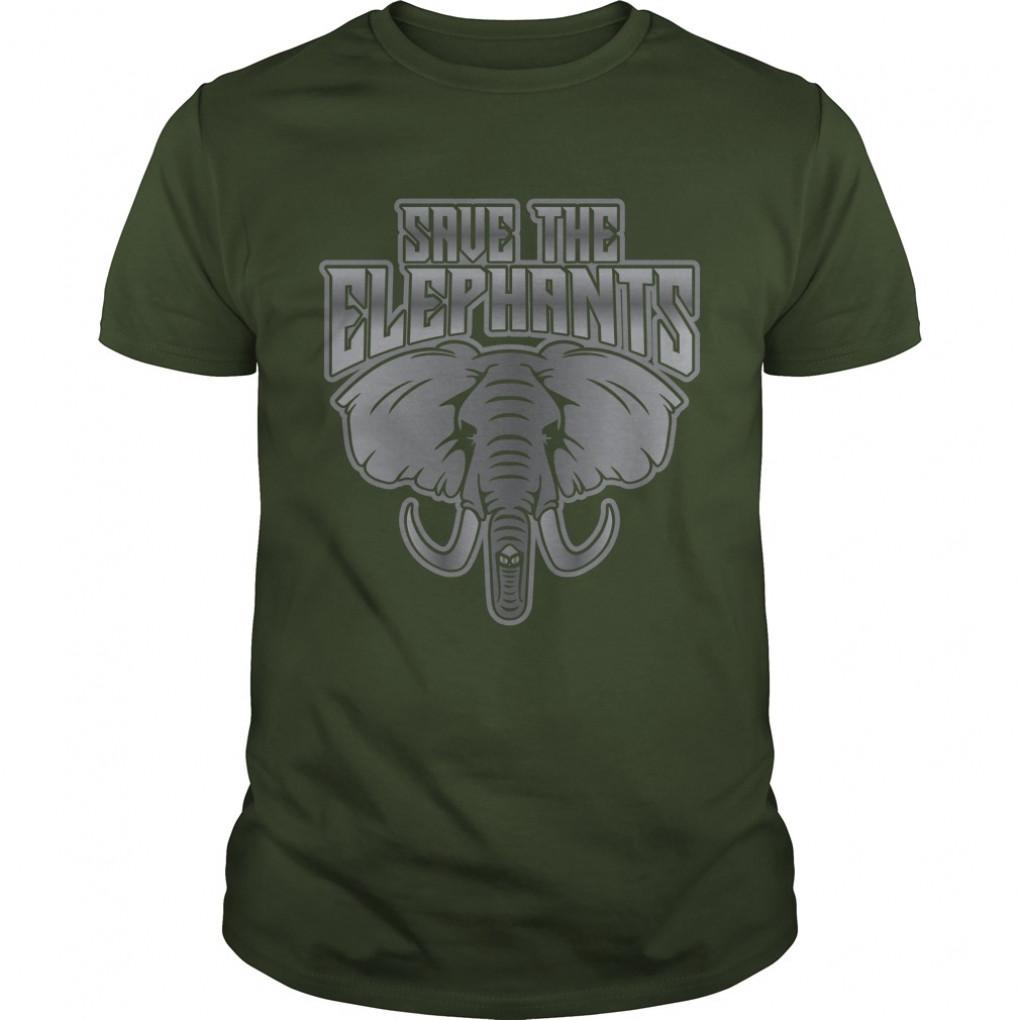 Save The Elephants Guys Tee 951794871