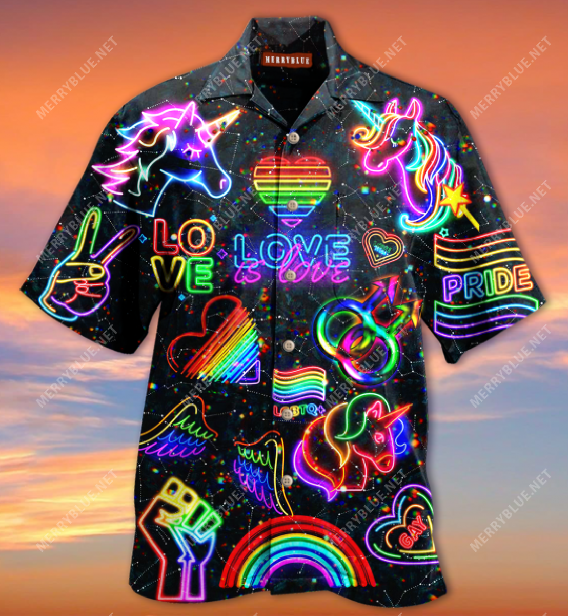 Love Is Pride Month 2021 Unisex Hawaii Shirt Ha94575