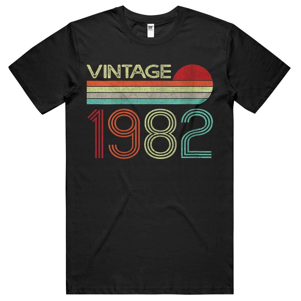 Womens Vintage 1982 40Th Birthday Gift Men Women 40 Years Old T Shirts