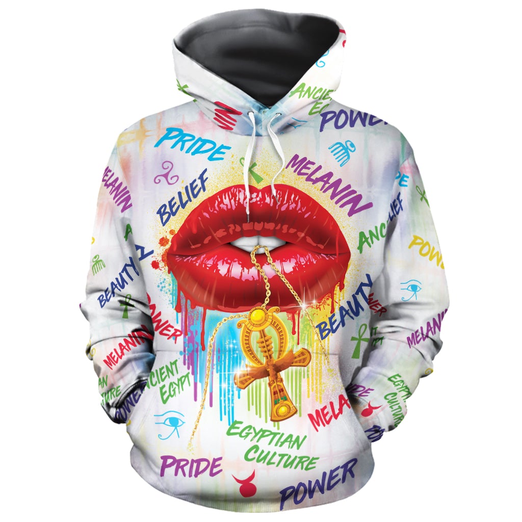 Lips Pop Art All-Over Hoodie