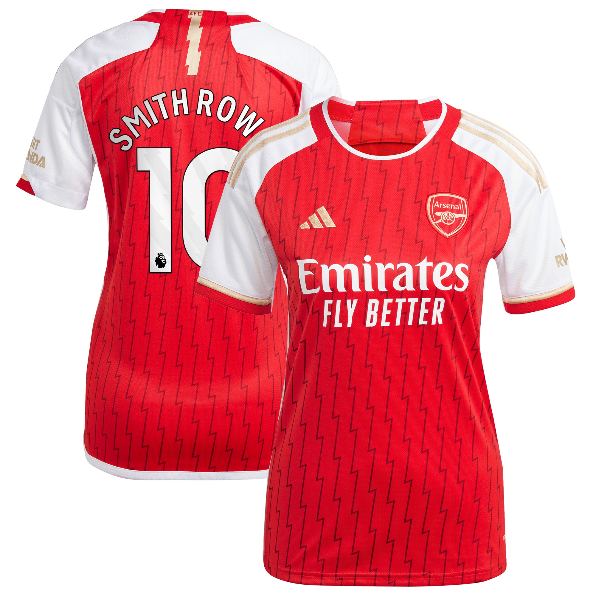 Emile Smith Rowe Arsenal Women's 2023/24 Home Replica Player Jersey – Red