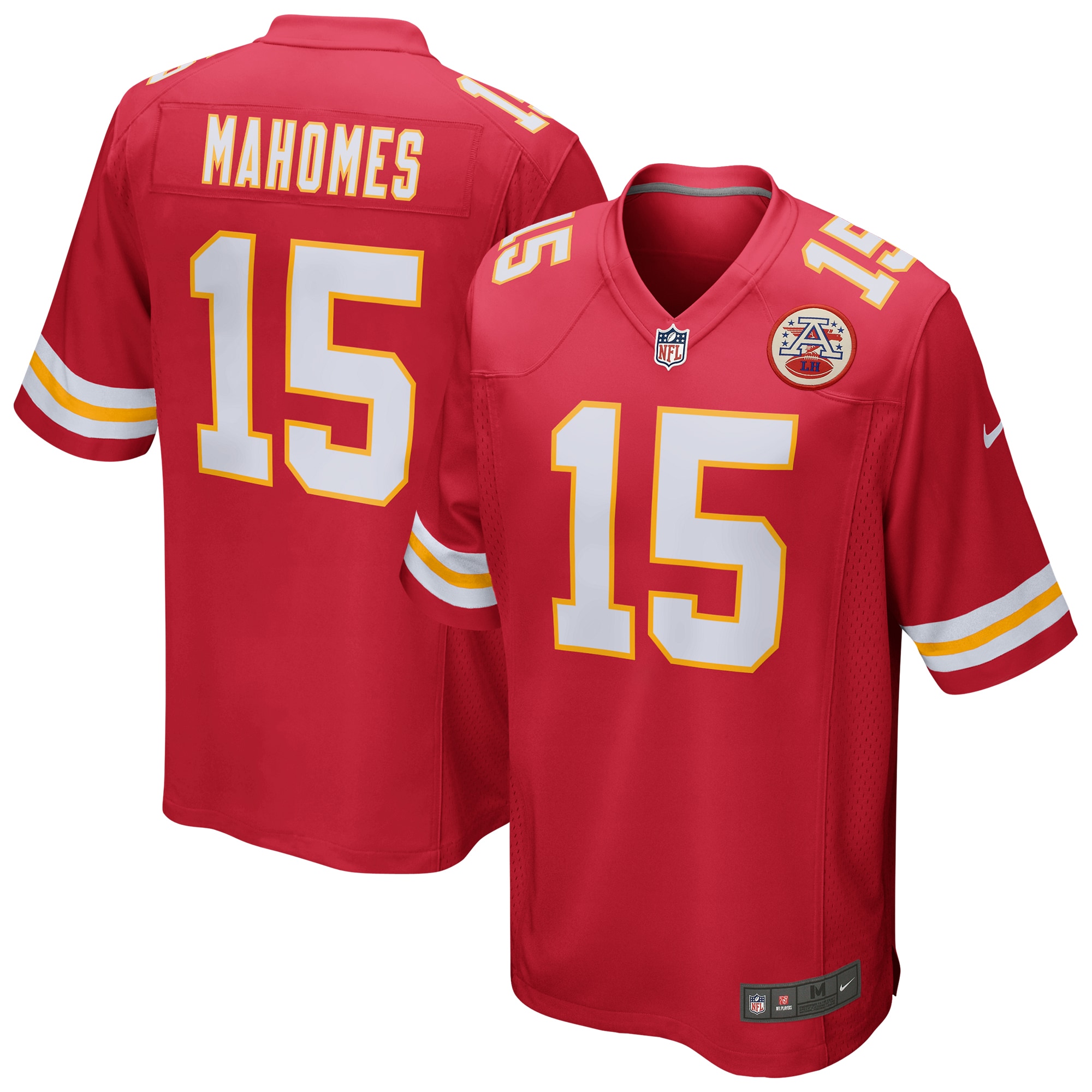 Men’s Kansas City Chiefs Patrick Mahomes Red Game Jersey