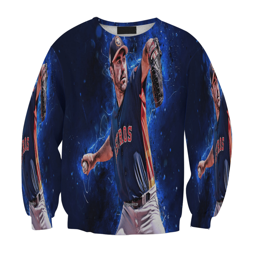 Houston Astros Justin Verlander Gift For Fan 3D Full Printing Sweatshirt