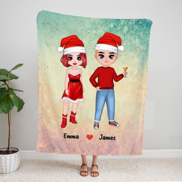 Personalized Couples Picture Blanket – Christmas Gifts For Married Couples – Xmas Present Ideas