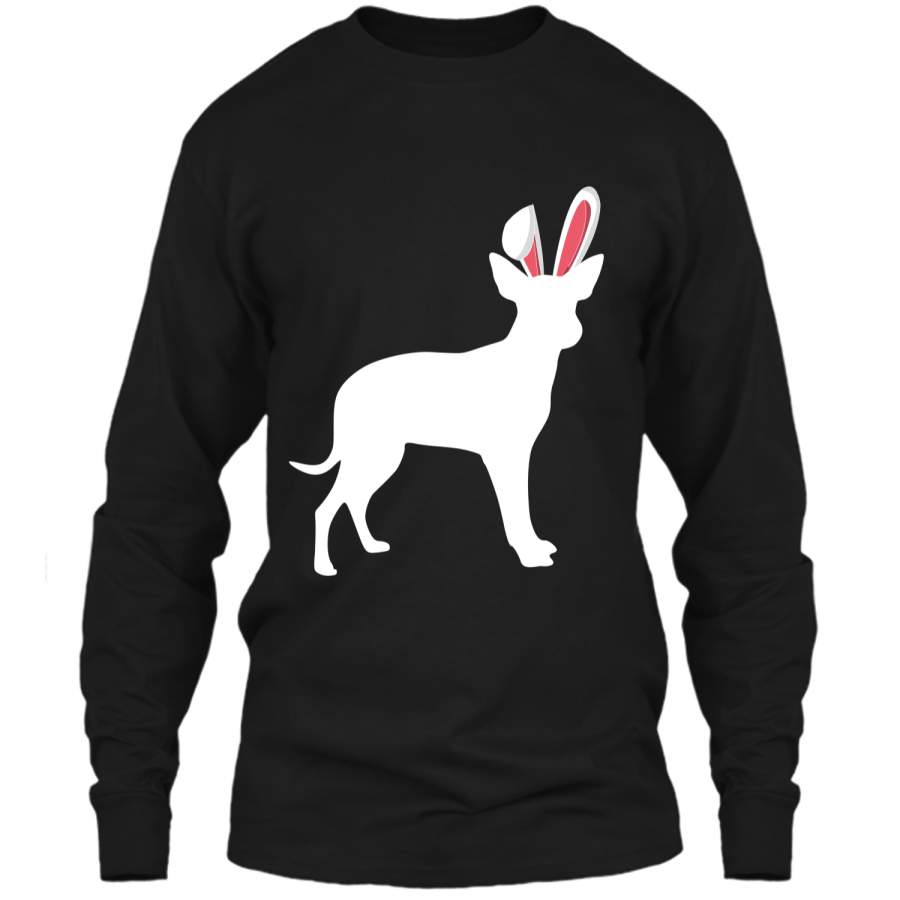 Chihuahua Easter Bunny T-Shirt For Dog Lovers LS Ultra Cotton Tshirt