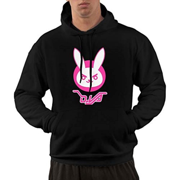 Overwatch Hoodie – Men’S Dva Bunny Logo Pullover Sweater