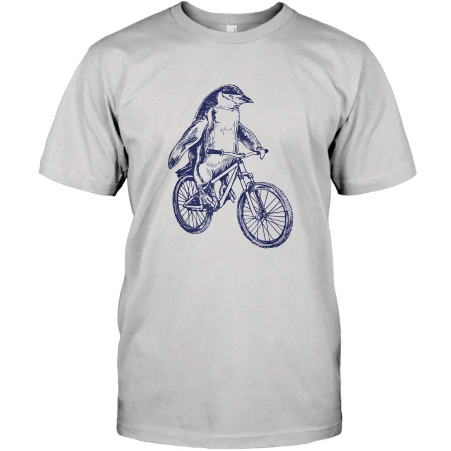 SEEMBO Penguin Cycling Bicycle Bicycling Biker Biking Bike shirt T-Shirt