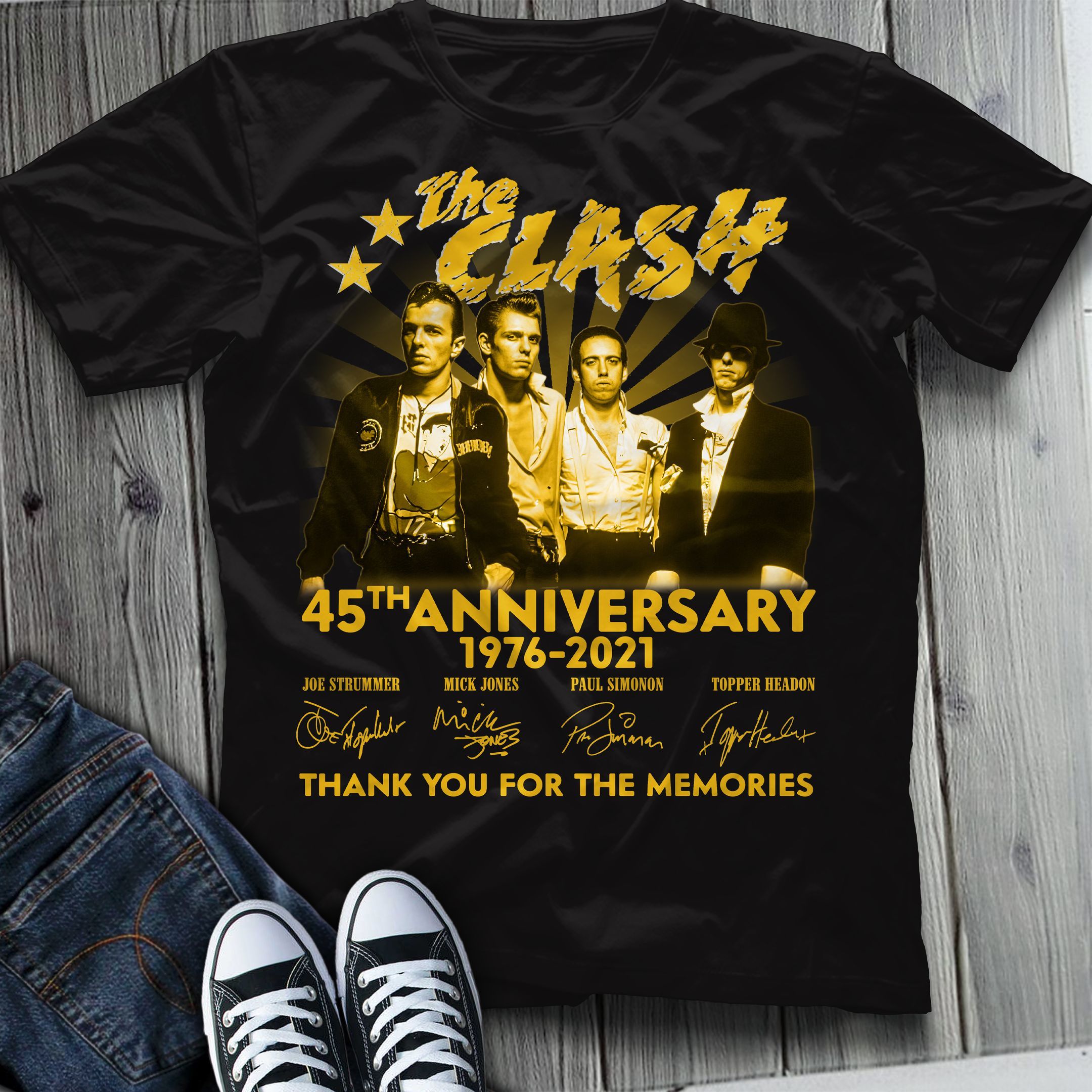 The Clash Band Shirt, The Clash Band Shirts, Limited Edition T-Shirt 2D – Spnv140