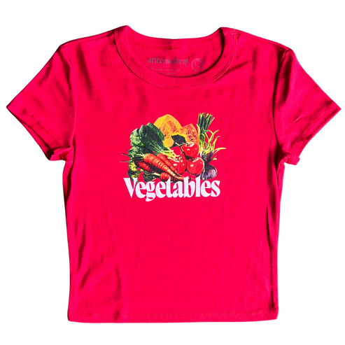 Vegetables Women   s Baby Rib Ladies Tee Shirt Outfit  For Men  For Women