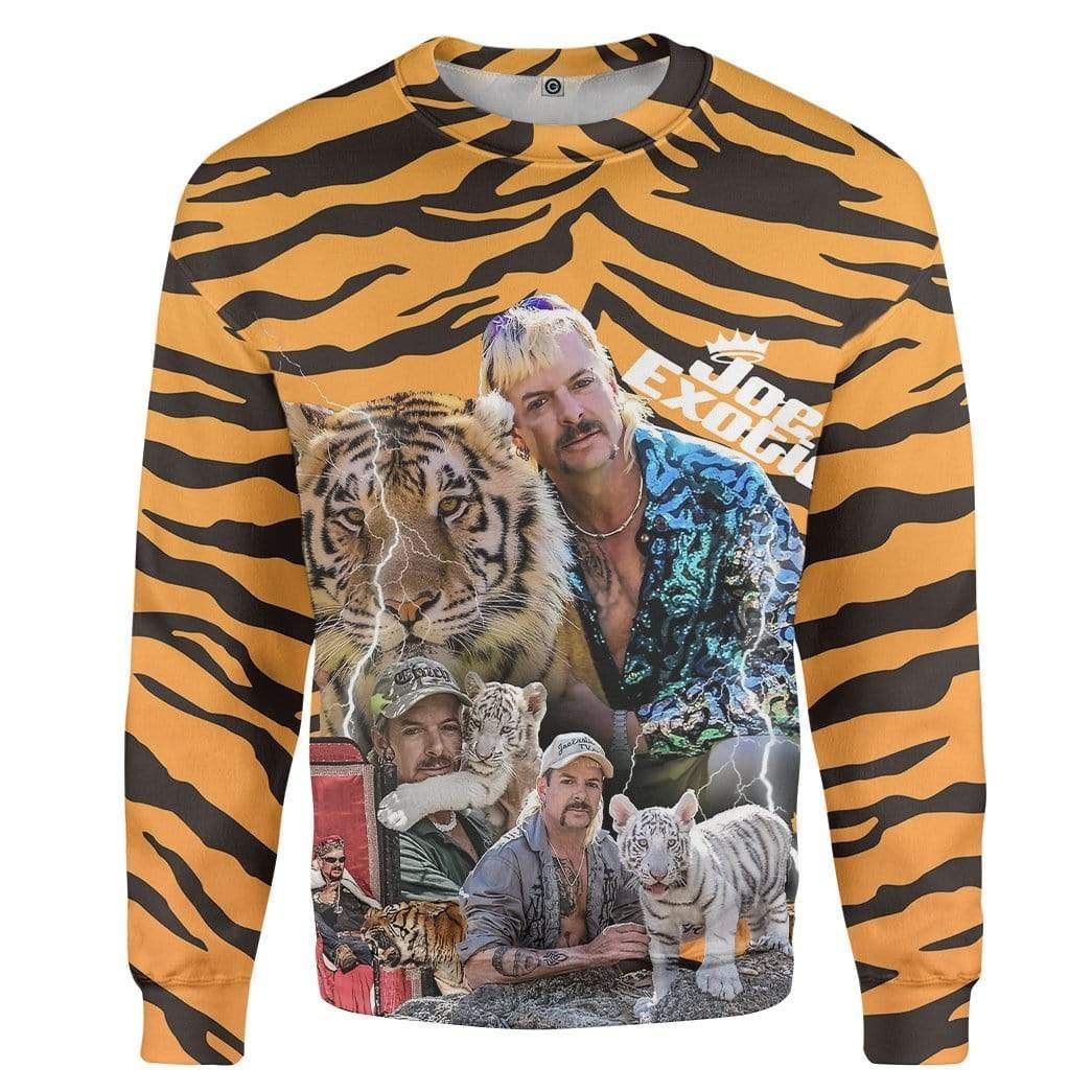 Casespring 3D Joe Exotic Tiger King Custom Sweatshirt Apparel