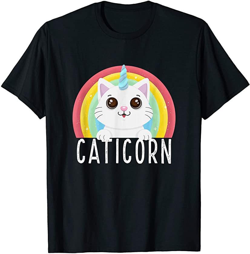 Caticorn Kitten Rainbow Kittycorn Magic Birthday Cat Unicorn T-Shirt