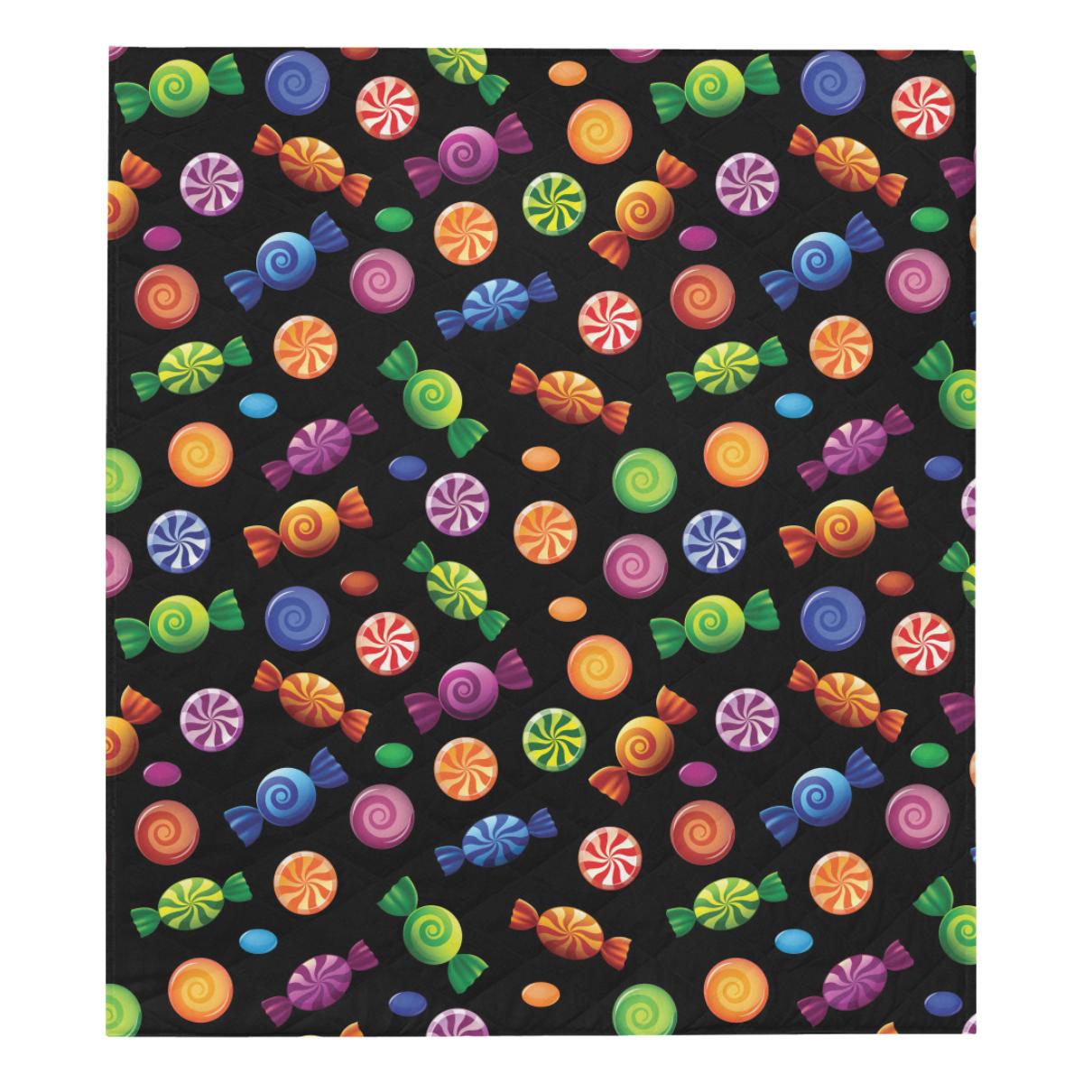 Candy Pattern Print Design 01 Premium Quilt