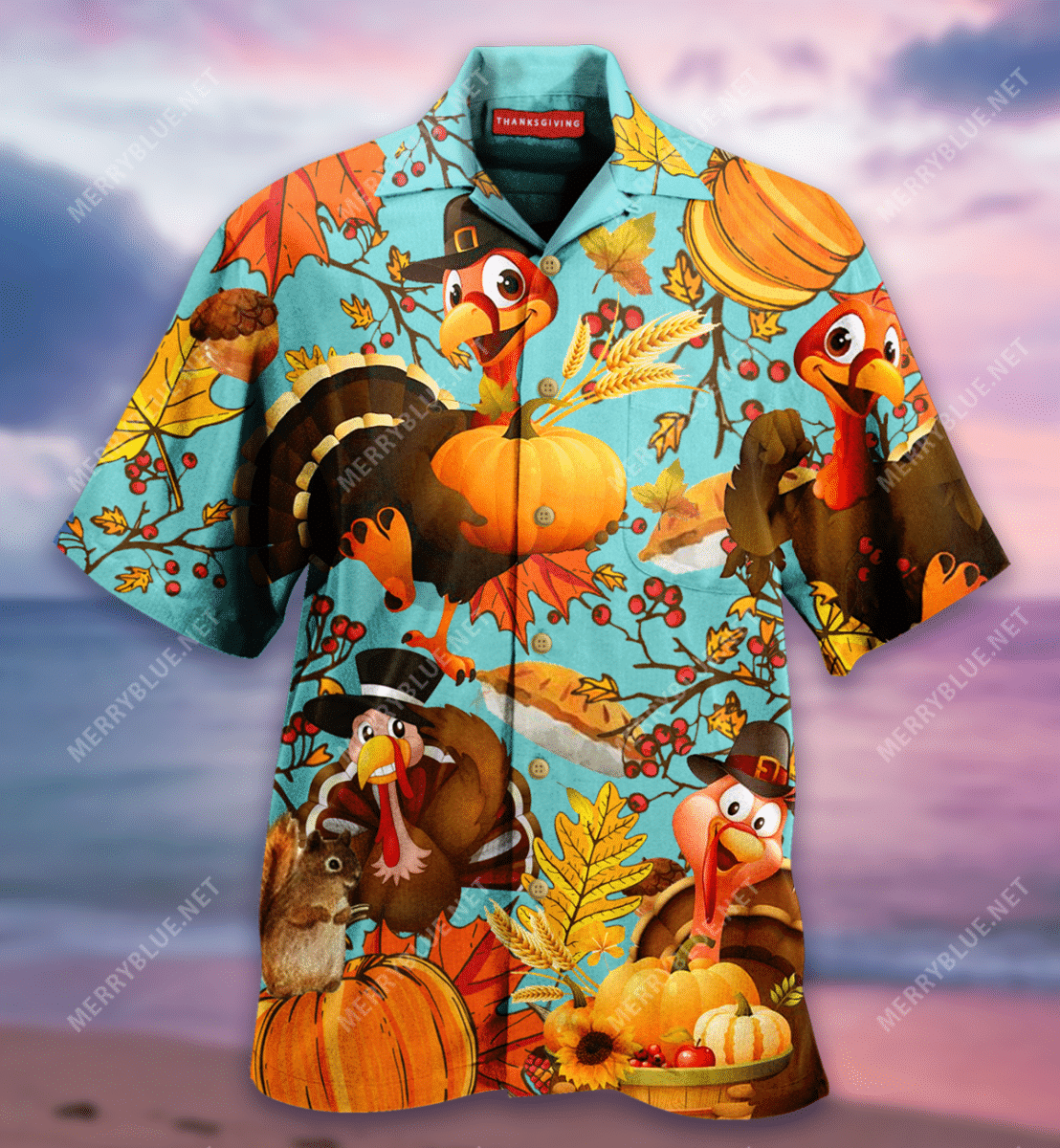 Check Out This Awesome Thanksgiving Turkey Unisex Hawaii Shirt Ha38744