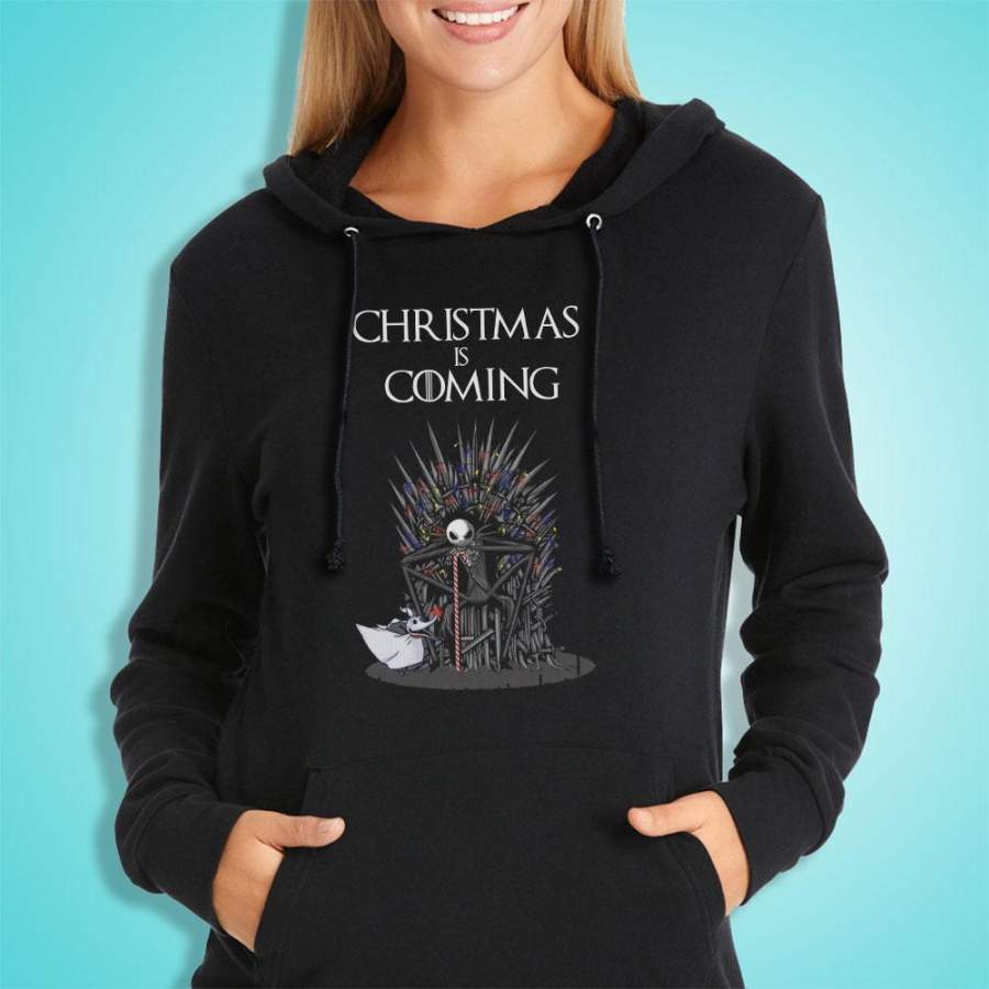 Jack Skellenton Christmas Is Coming Women’S Hoodie
