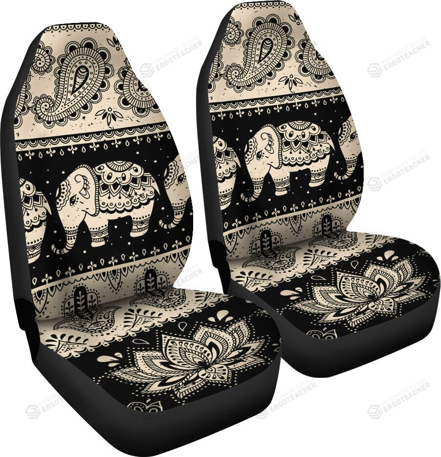 Elephants Car Seat Covers