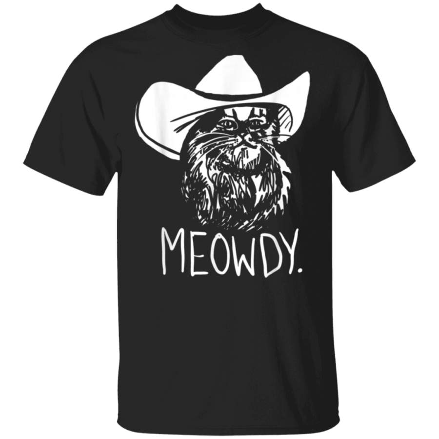 Meowdy Texas Cat Meme T-Shirt