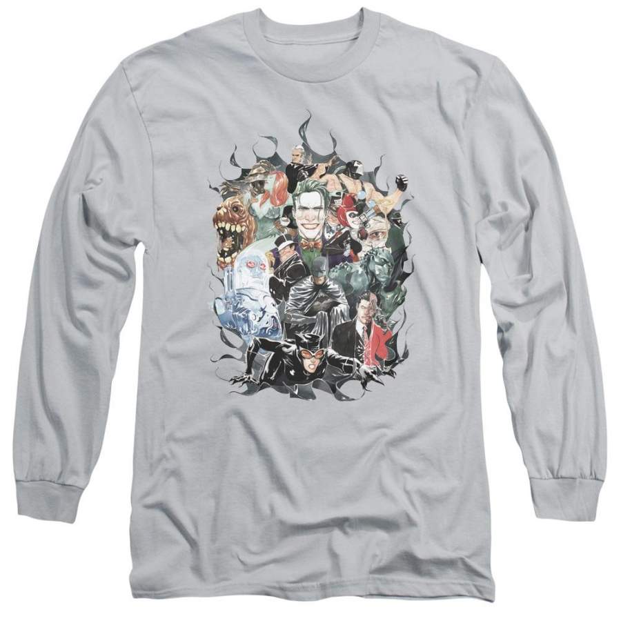 Batman – Cape Of Villians Long Sleeve Adult 18/1