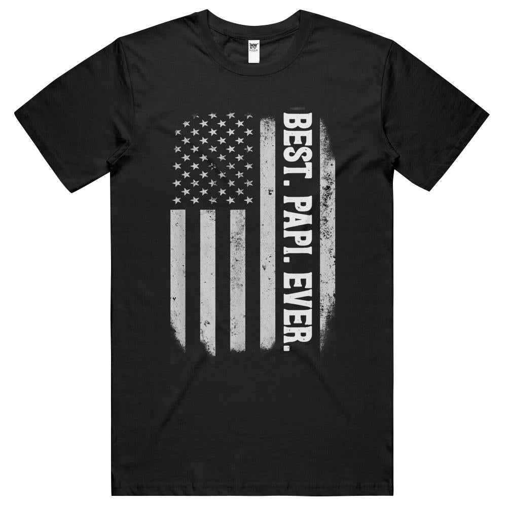 Best Pap Pap Ever Vintage American Flag Father’s Day T Shirts