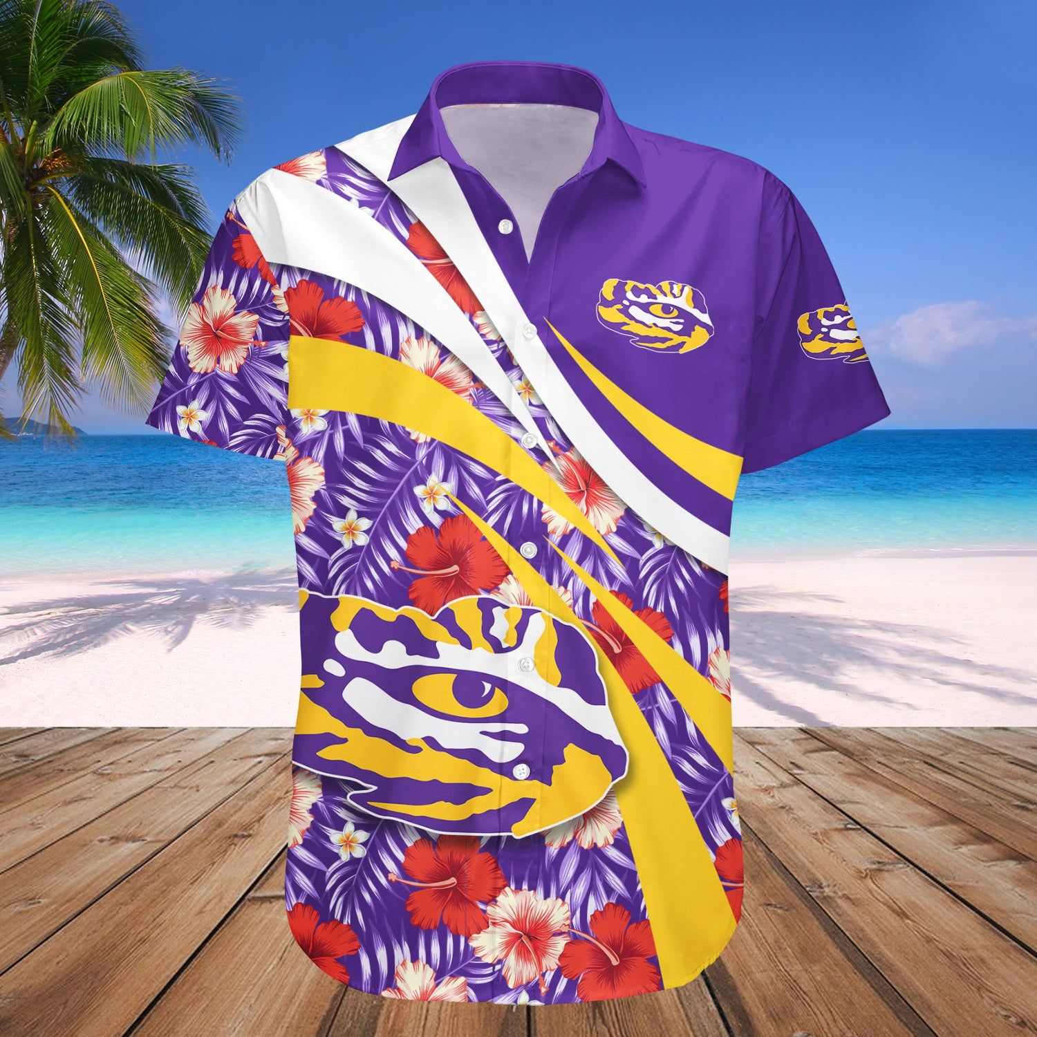 Lsu Tigers Hawaii Shirt Hibiscus Sport Style – NCCA