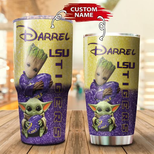 13-LSU Tigers Personalized-Tumbler Cup 20oz, 30oz, Combo 20oz+30oz