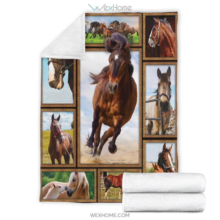 3D Amazing Horse Premium Blanket Best Gift W1125