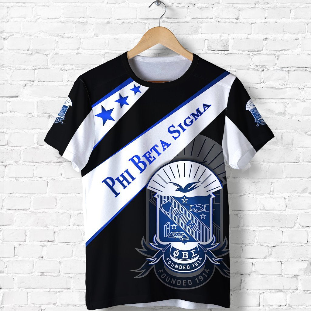 Phi Beta Sigma T Shirt Lovers Version Black Lt13