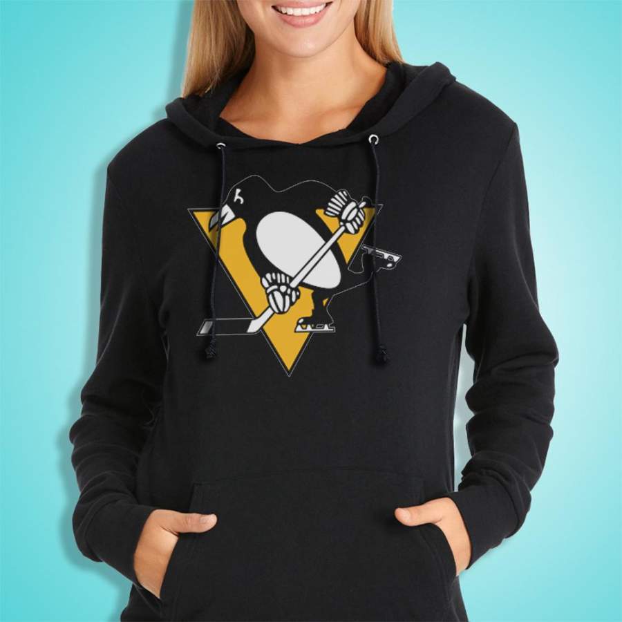 Pittsburgh Penguins Ice Sketting Women’S Hoodie