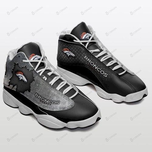 Denver Broncos Customized Air Jordan 13 Tennis For Fan Shoes Sport Sneakers