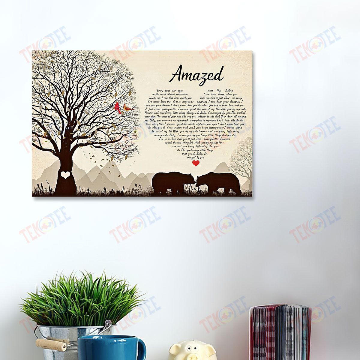 Canvas Art Prints Baby I Am Amazed By You Home Decor Canvas