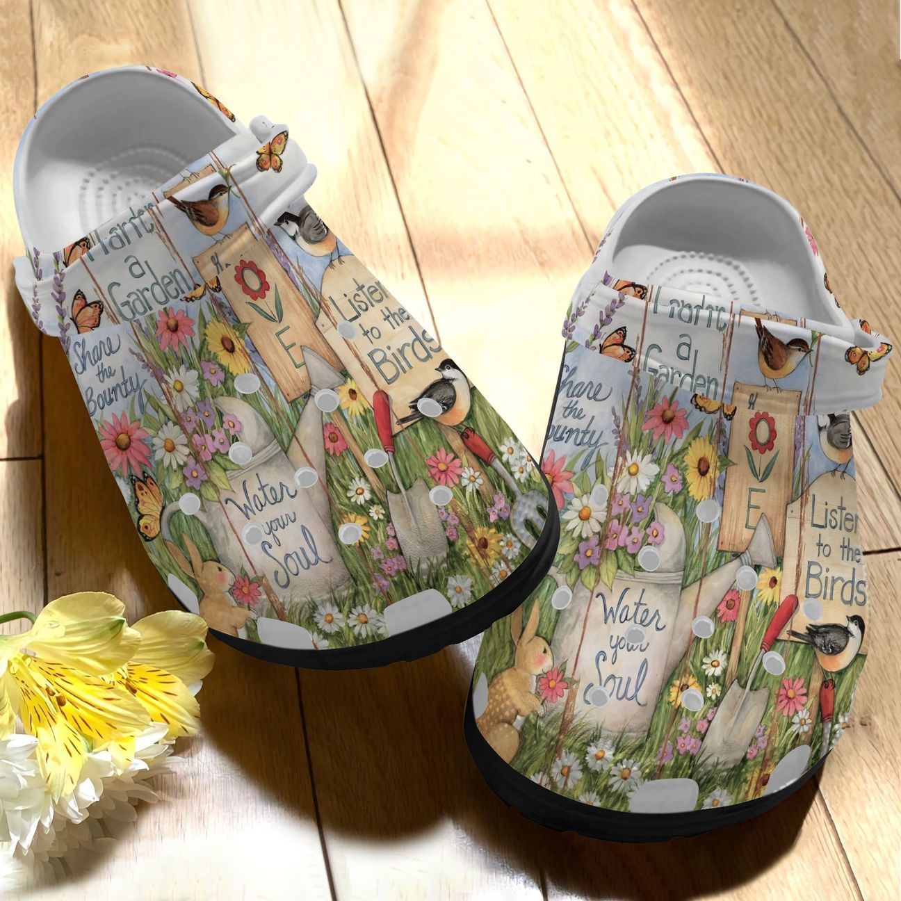 Gardening Personalized Clog, Custom Name, Text, Color, Number Fashion Style For Women, Men, Kid, Print 3D Water Your Soul