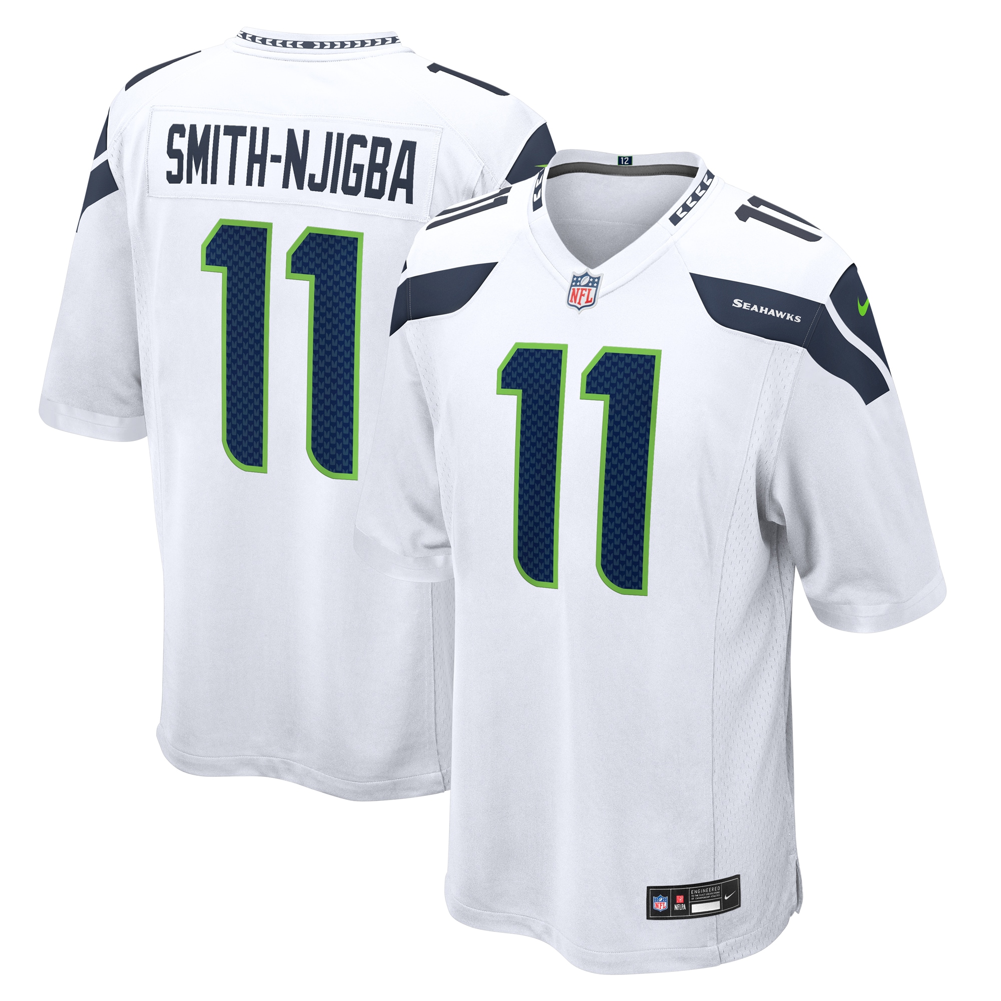 Jaxon Smith-Njigba Seattle Seahawks Away Game Jersey – White