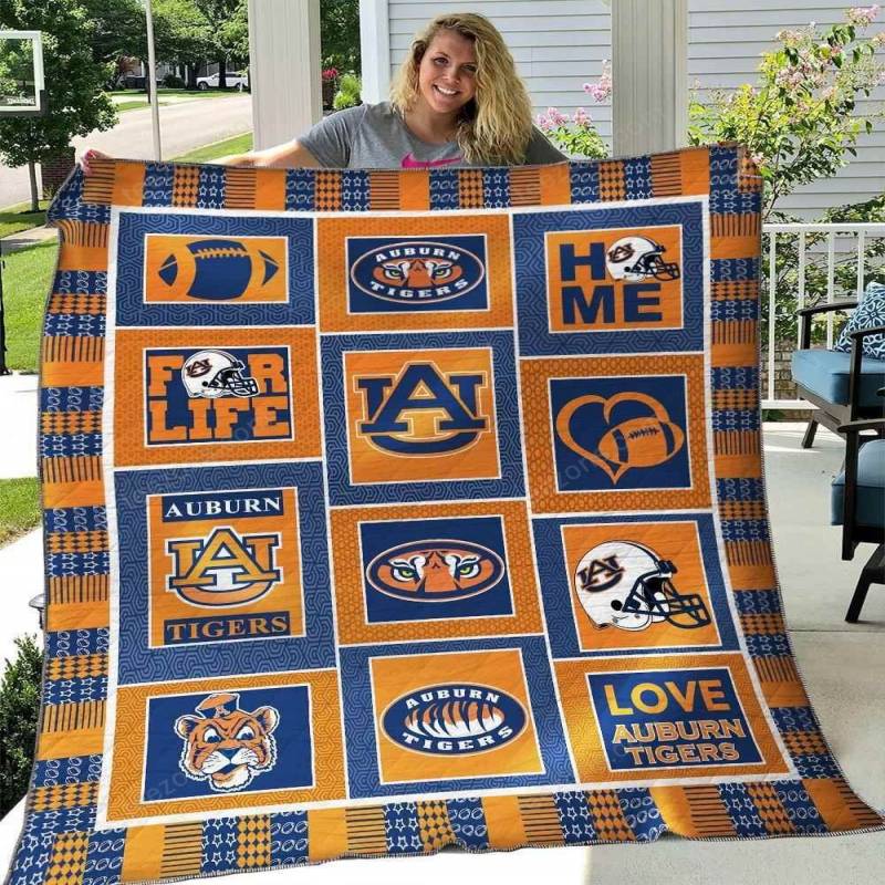 Auburn Tigers Blanket TH1607 Quilt