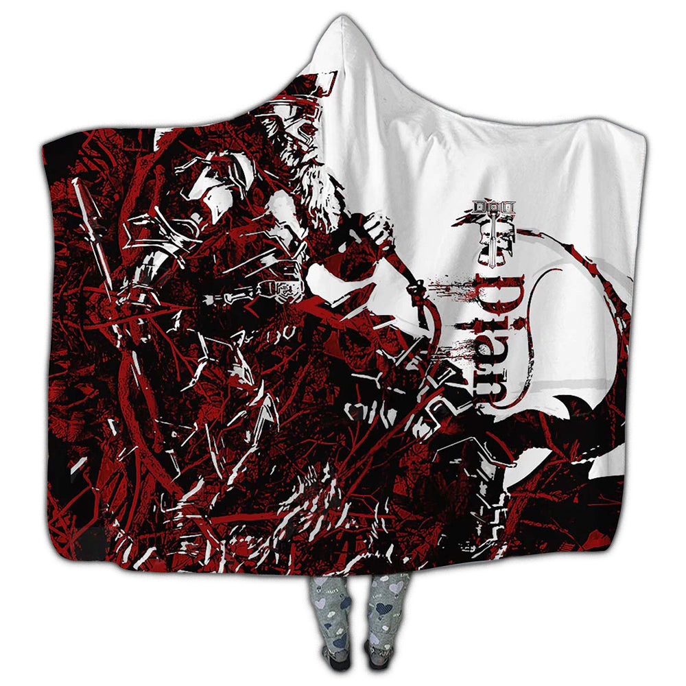 Viking Dain Ii Ironfoot Legend Red And White Cool Style – Hoodie Blanket  – Owl Ohh