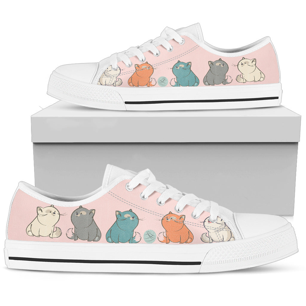 Plump Cat Lo Top Shoes