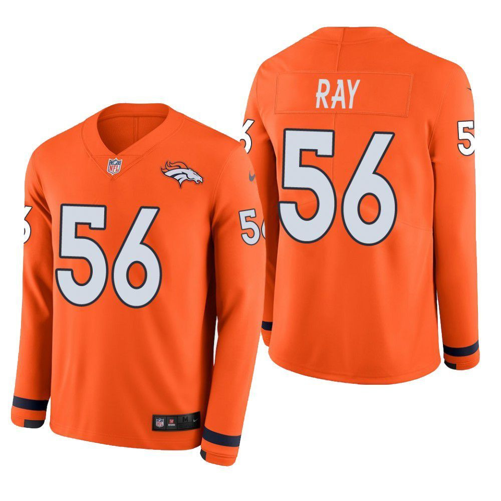 Denver Broncos Shane Ray Therma Long Sleeve Mens Jersey Orange