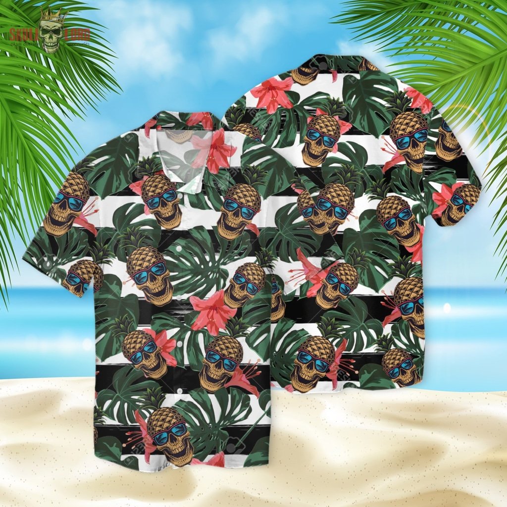 Skull Pineapple Hawaii Shirt Ha26693