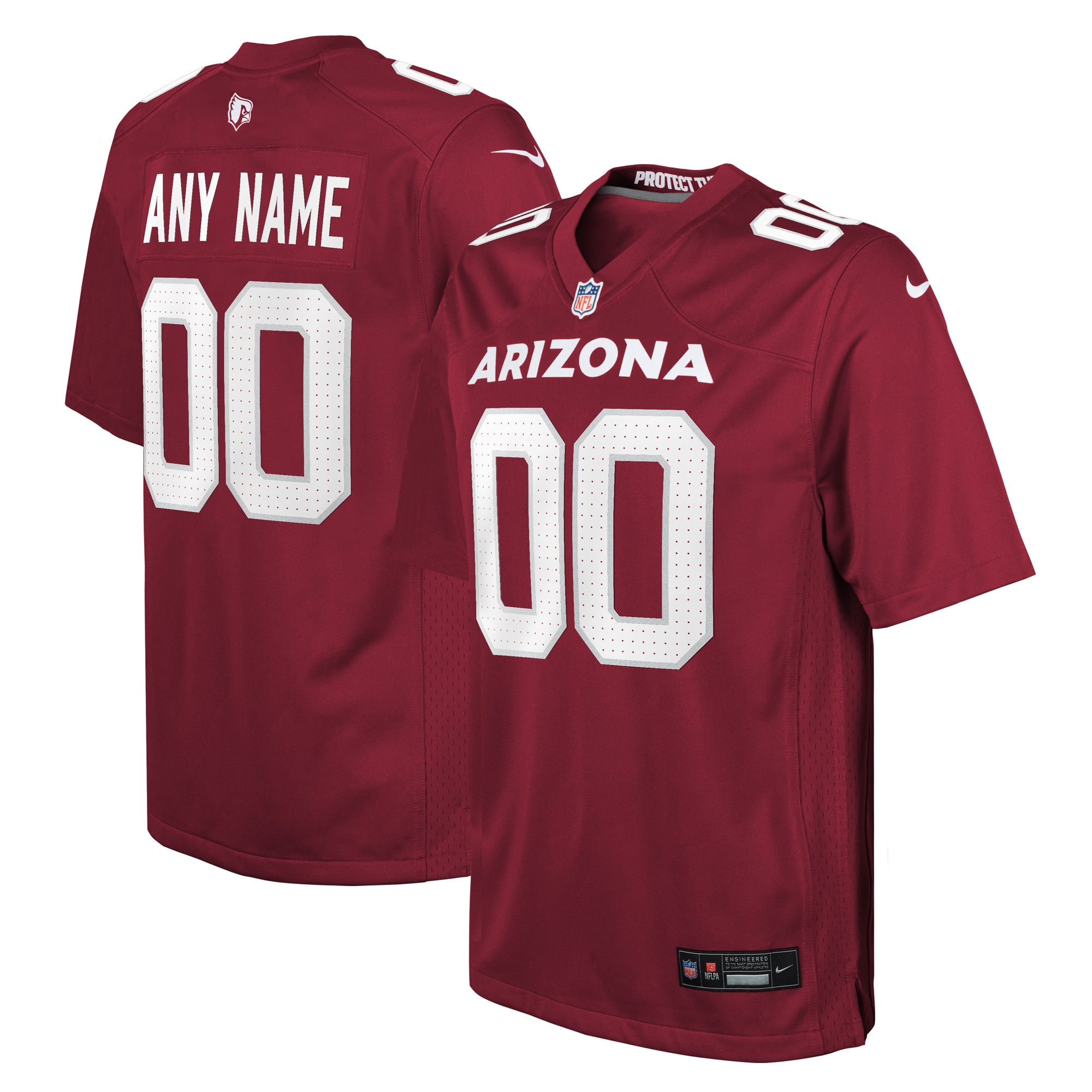 Youth Arizona Cardinals  Cardinal Custom Game Jersey