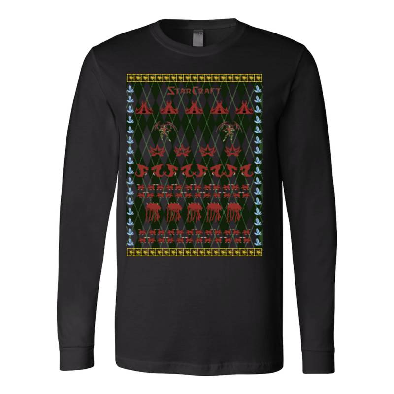 Starcraft zerg ugly christmas sweater