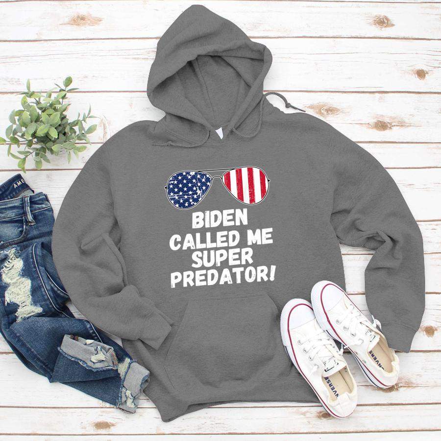 2020 Presidential National Debate Funny Meme Super Predator  Hoodie