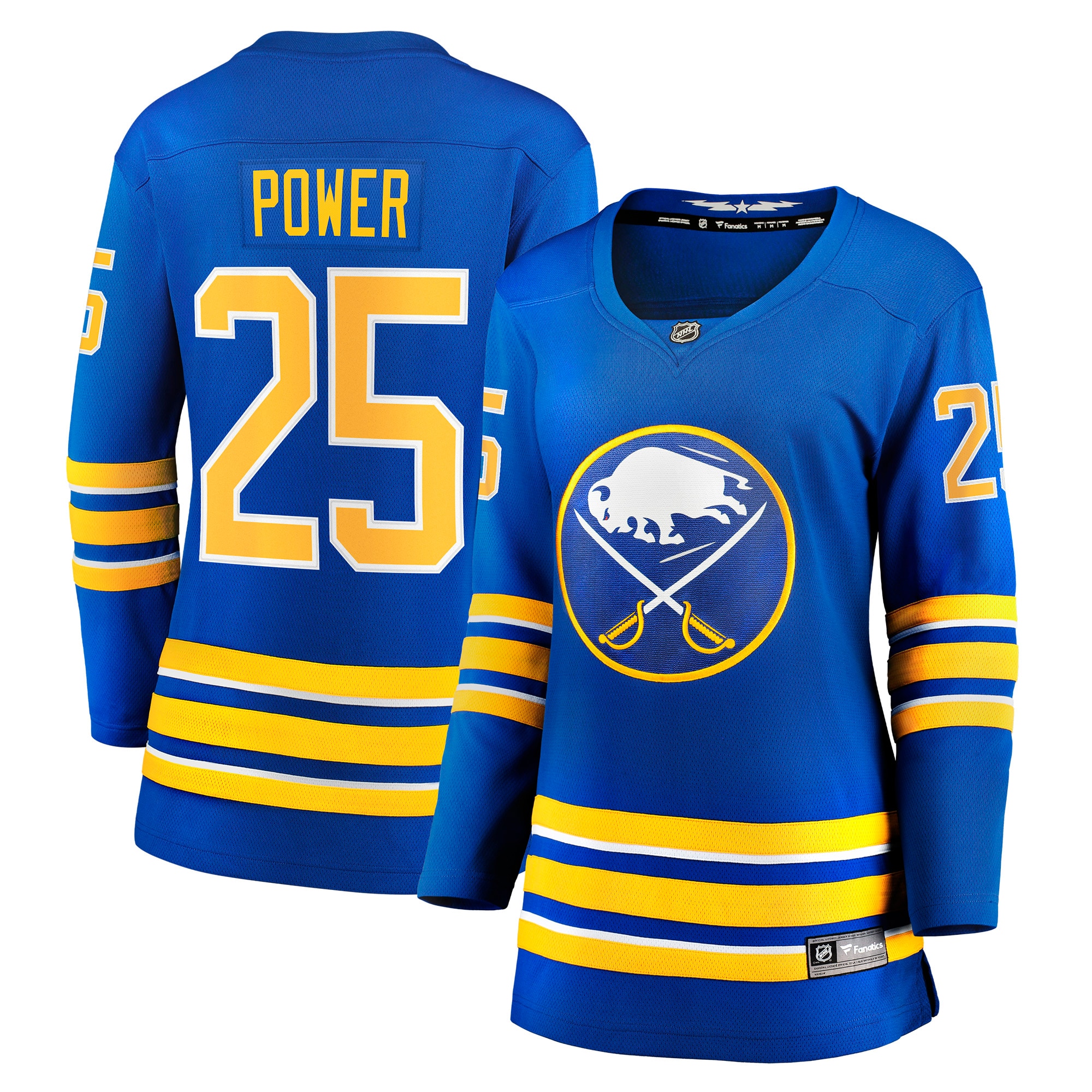 Women's Buffalo Sabres Owen Power Royal Home Breakaway Player Jersey