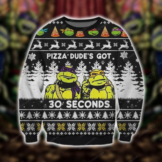 Pizza Dudes Got Teenage Mutant Ninja Turtles Ugly Christmas Sweater Sweatshirt